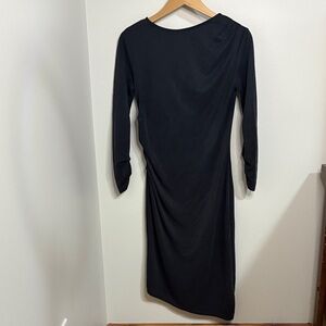 Topshop Black Long Sleeve Dress